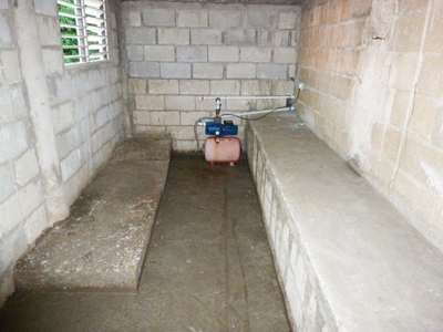 And pump moved in out of the weather