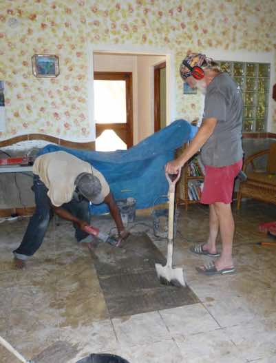 Binghi and Tom prep for resetting them